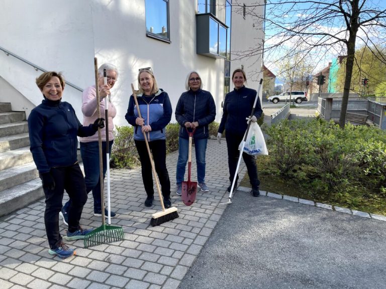 Dugnad i Rosenborg Park B1